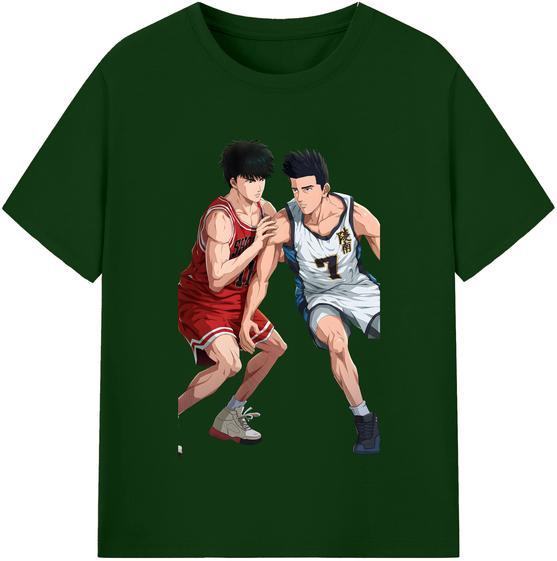 （画像用） SLAM DUNK／スラムダンク 綿100％半袖Tシャツ（フロントプリント）